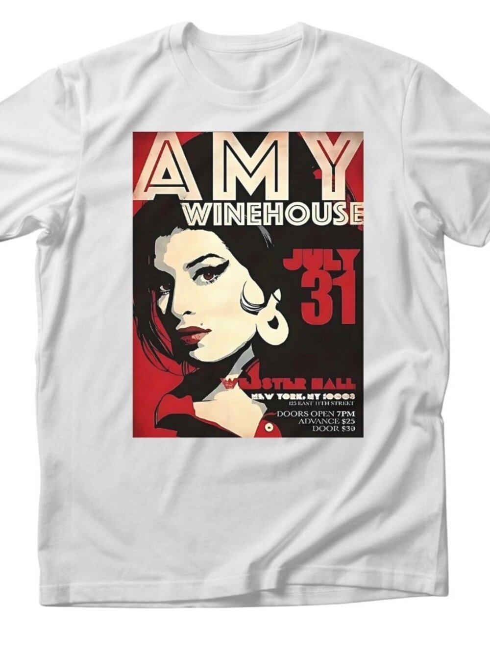 Amy winehouse t shirt, concert band tee winehouse T Shirt